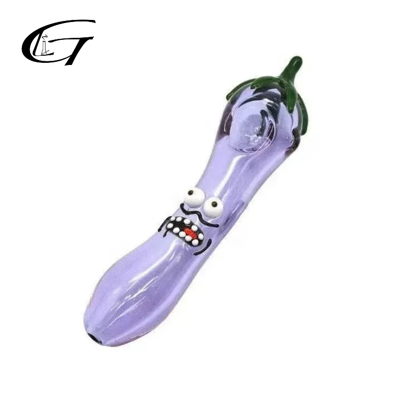 Aubergines Smoking Glass Pipe Aubergines Smoking Glass Pipe